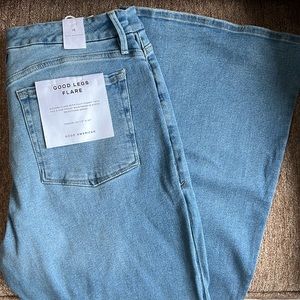 BRAND NEW! Good American Flare jeans - women’s 15